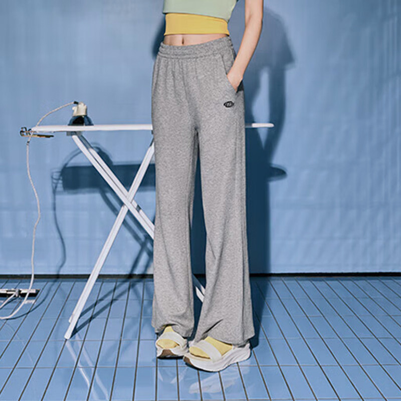 Skechers/斯凯奇正品2024新款女士轻薄透气宽松时尚喇叭长裤,运动服/休闲服装,运动长裤,淘宝优惠券,粉丝福利购,淘宝优惠卷