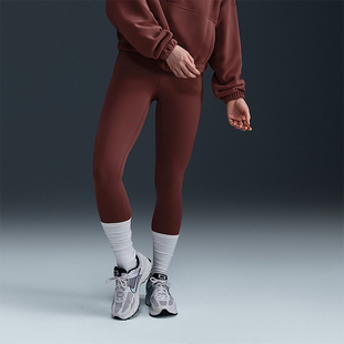 耐克正品 DQ6014 2025秋季 女士耐穿运动高腰紧身长裤 218 款 Nike