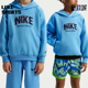 耐克正品 2026春季 款 Nike 大童日常连帽套头针织卫衣HV0508 412
