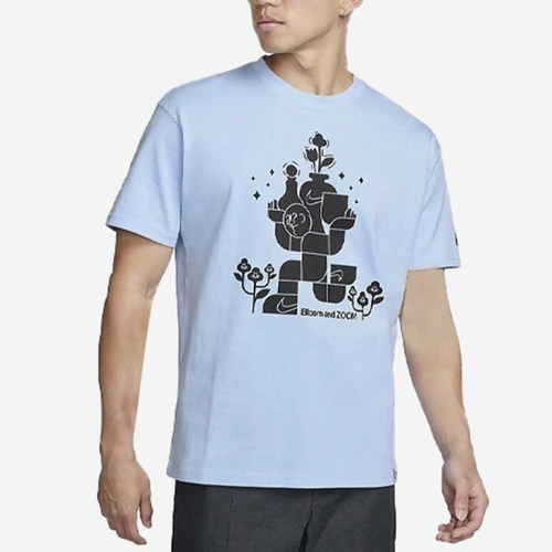 Nike/耐克正品花卉图案印花圆领短袖T恤经典男短袖T恤DQ1011-548