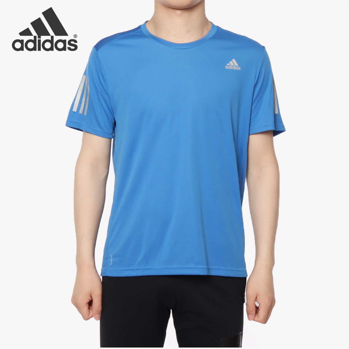 阿迪达斯男士运动透气T恤