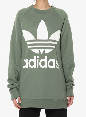 Adidas/阿迪达斯正品 三叶草女子OVERSIZED SWEAT休闲卫衣 DH3128
