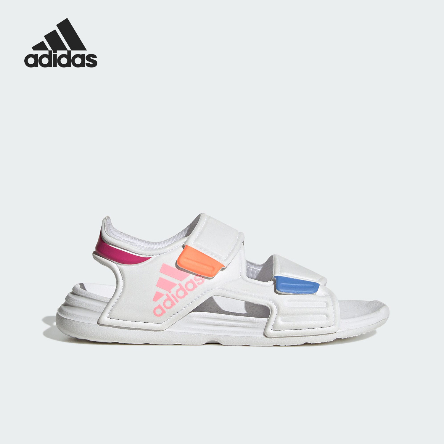 Adidas/阿迪达斯正品夏季新款大童运动休闲沙滩凉鞋H03775