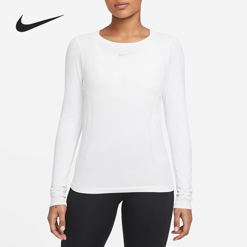 Nike/耐克正品当季女子运动透气休闲长袖训练T恤DD0594-010