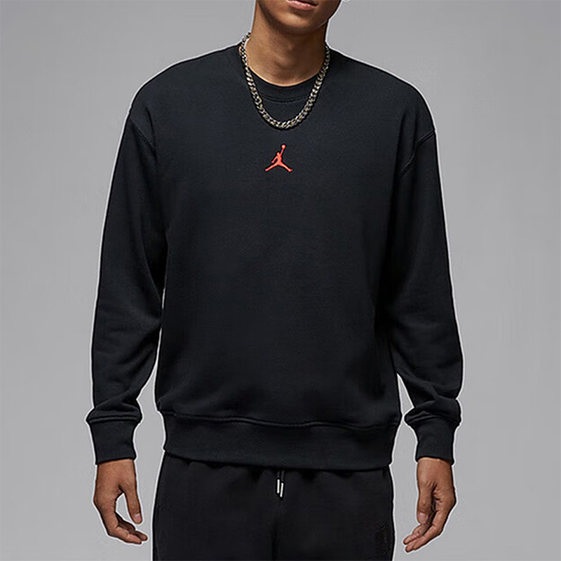 Nike/耐克正品JORDAN男士针织圆领运动训练卫衣IB5605-010