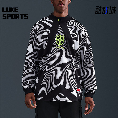 Nike/耐克正品2025男士运动圆领套头耐穿时尚足球上衣IO0795-010