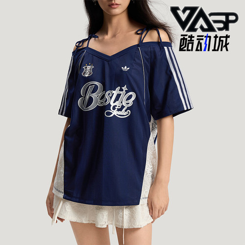 Adidas/阿迪达斯正品三叶草BLKJERSEYW新款女经典短袖T恤KU4756