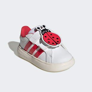 婴童日常低帮魔术贴休闲运动鞋 Adidas 款 春季 KJ8652 阿迪达斯正品