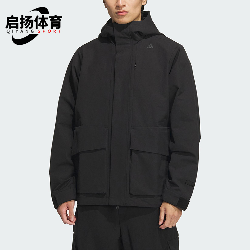 Adidas/阿迪达斯正品春款男士训练运动梭织宽松外套JM0960