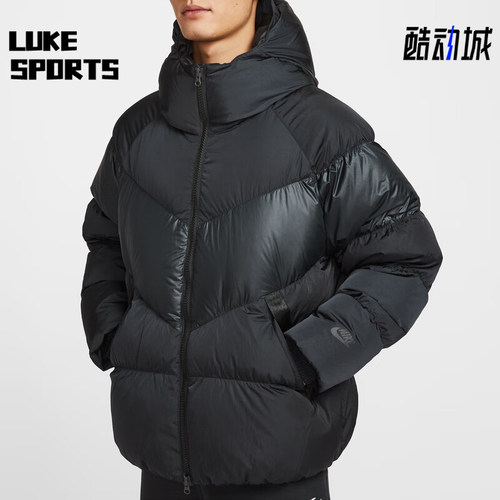 Nike/耐克正品2025冬季款男士日常连帽套头运动羽绒服IB2961-010