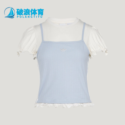 Adidas/阿迪达斯正品三叶草女士日常休闲经典运动短袖T恤KY3298