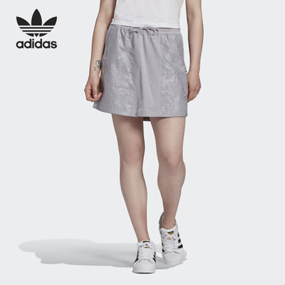 Adidas/阿迪达斯正品 三叶草夏季新款女子运动休闲短裙FU3789