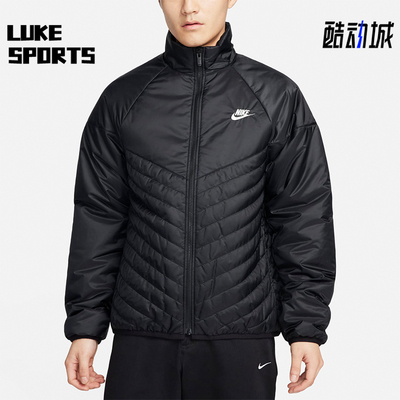 耐克男士保暖户外立领运动外套