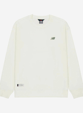 New Balance/NB正品2025新款男子简约百搭卫衣套头衫NCF11051-IV