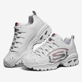 斯凯奇正品 绑带运动鞋 ENERGY厚底老爹鞋 女子时尚 熊猫鞋 Skechers