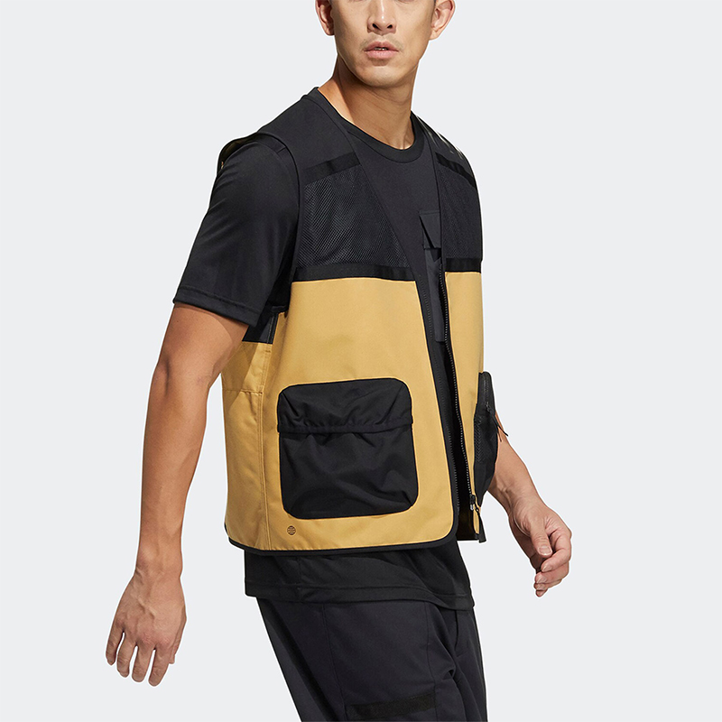 阿迪达斯男女户外透气背心马甲