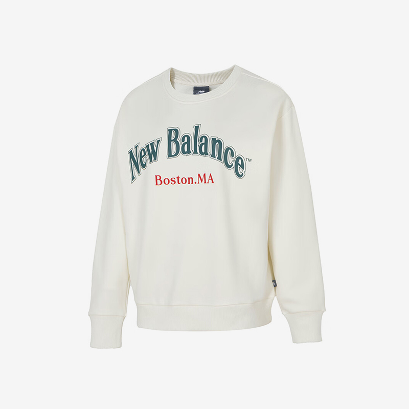 New Balance/NB正品新款女子经典休闲圆领卫衣套头衫AWT44313-CIC