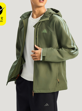 Adidas/阿迪达斯正品2025男士抓绒耐穿保暖户外运动夹克KR2497