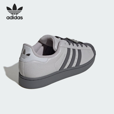 Adidas/阿迪达斯官方正品三叶草女士经典贝壳头耐磨板鞋IH1629