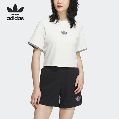 阿迪达斯女子运动短袖