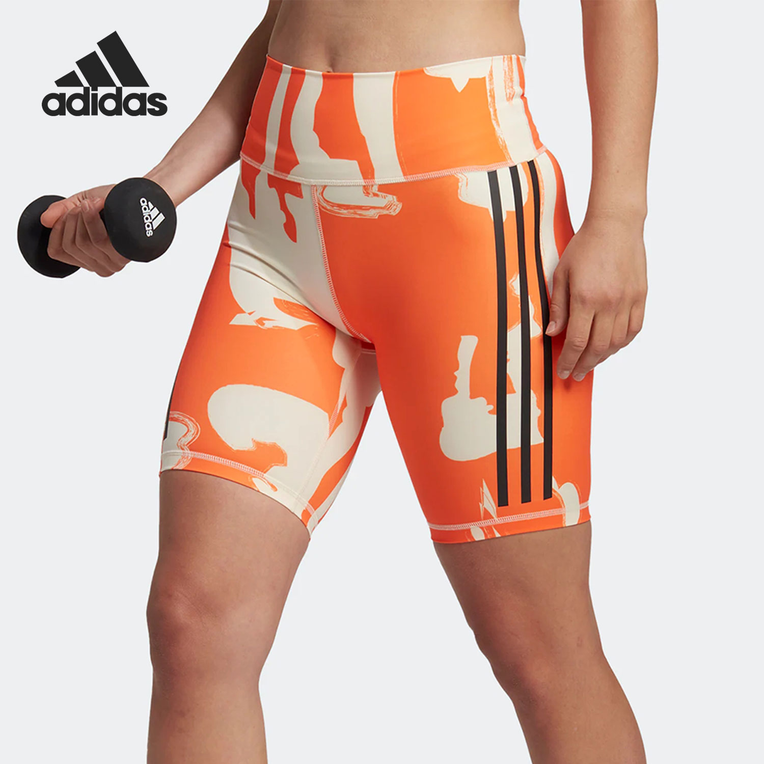 Adidas/阿迪达斯正品TM BIKER SHORTS 女子骑行紧身裤HN6180