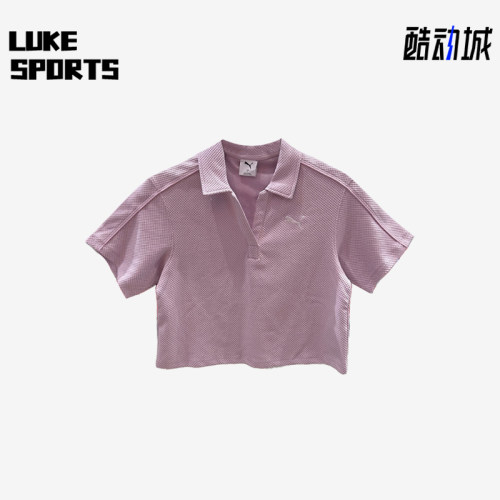 Puma/彪马正品夏季女士翻领潮流时尚经典运动短袖POLO衫682156-60