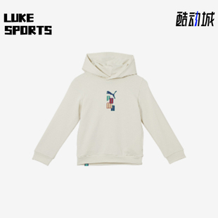 连帽运动休闲印花卫衣679270 Puma 大童套头时尚 夏季 彪马正品