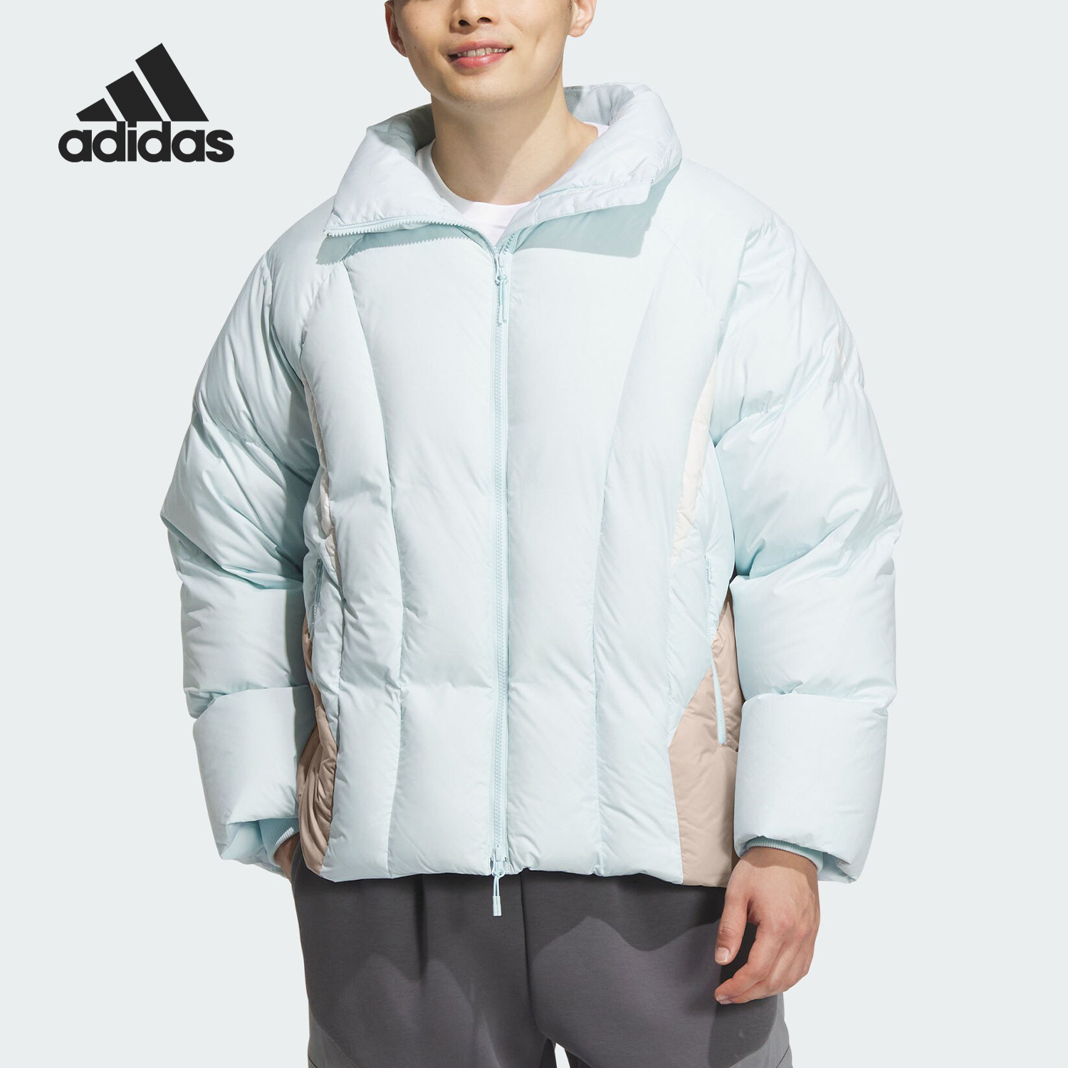 Adidas/阿迪达斯官方正品新款男士运动休闲潮流保暖羽绒服JN4145