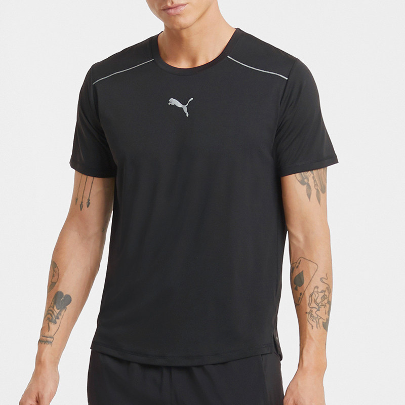 Puma/彪马正品RUN COOLADAPT男士圆领透气跑步运动短袖T恤,运动服/休闲服装,运动T恤,淘宝优惠券,粉丝福利购,淘宝优惠卷
