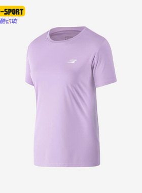 Skechers/斯凯奇正品夏季女子款运动休闲透气圆领短袖T恤P223W139