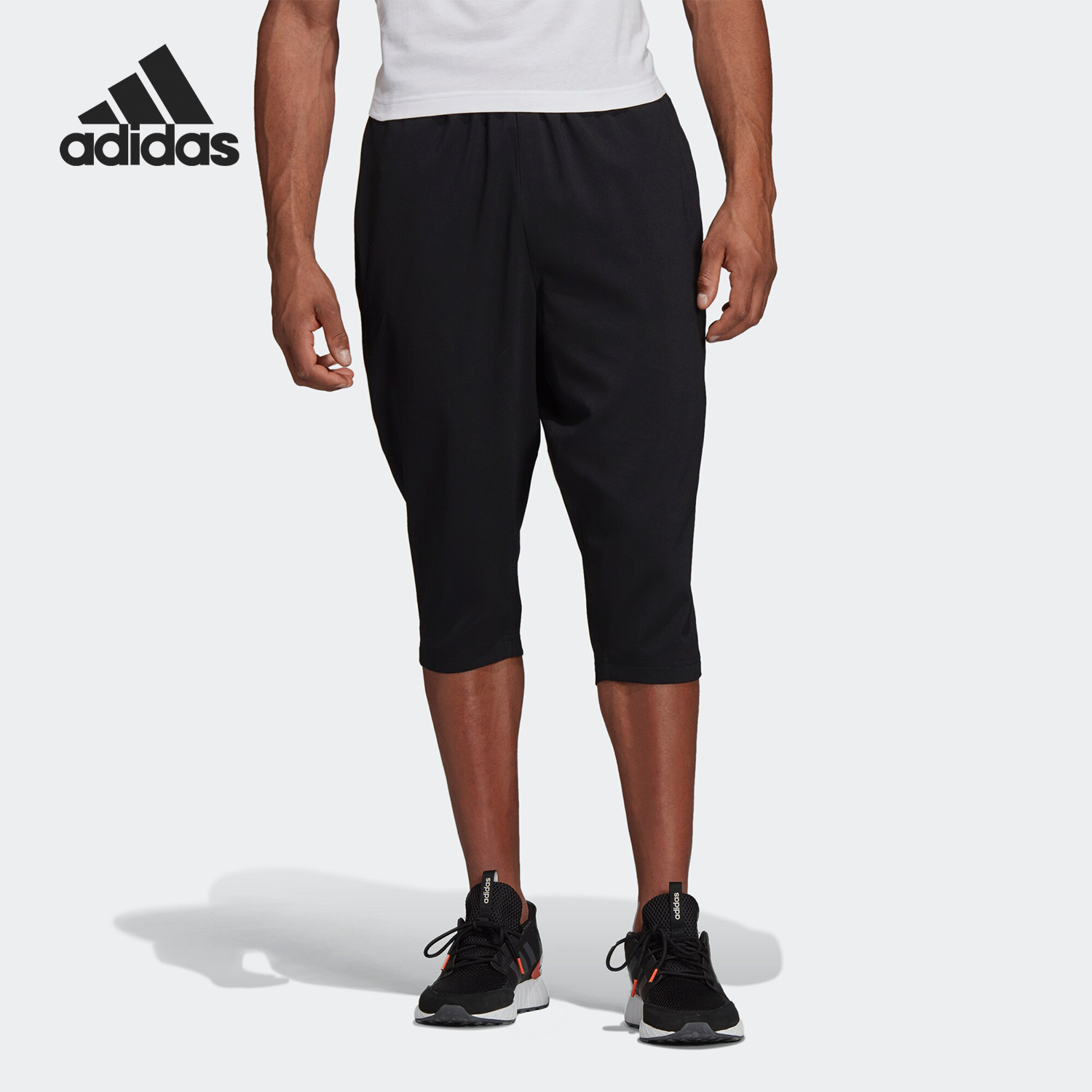 Adidas/阿迪达斯正品E 3S 3/4 PNT FT男子休闲运动七分裤BK0982