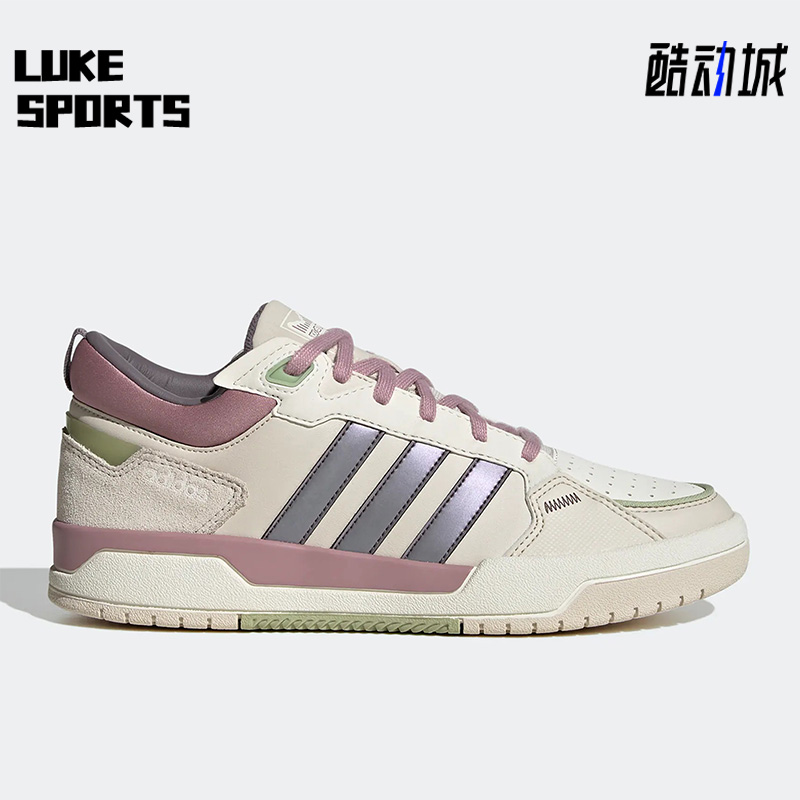 阿迪达斯女子运动透气低帮板鞋