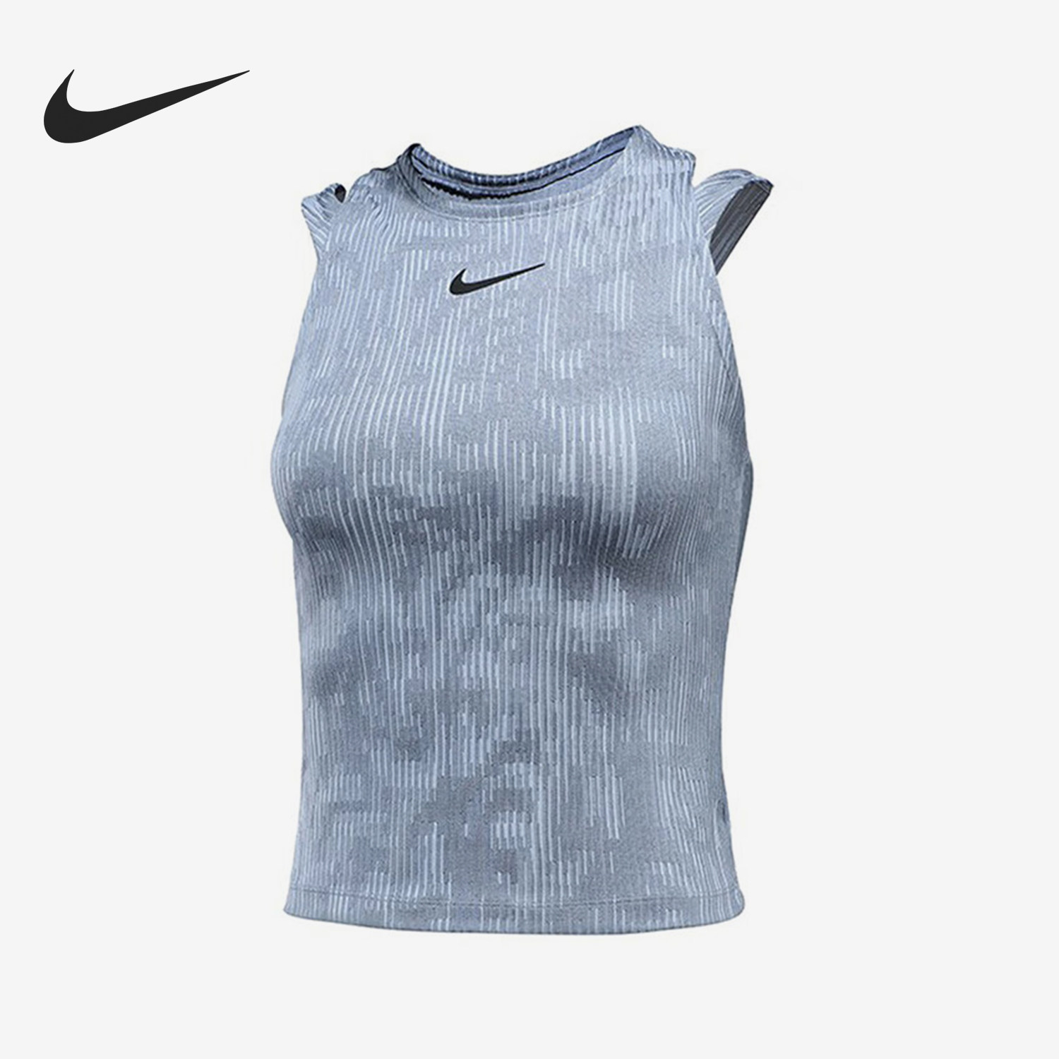 Nike/耐克正品新款女士紧身透气网球运动无袖背心FD5647-493