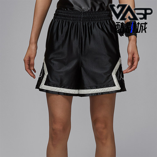 Nike/耐克正品JORDAN女士休闲透气针织顺滑运动短裤HQ8909-011