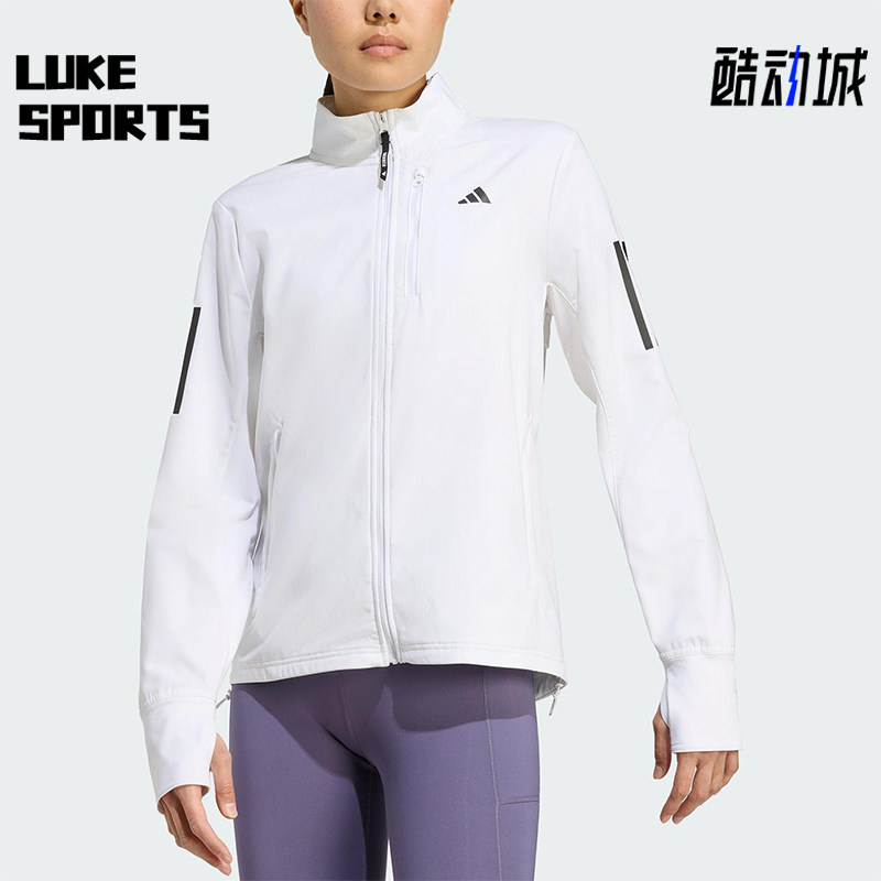 Adidas/阿迪达斯正品OTR B WIN JKT女士运动梭织跑步外套JW9649