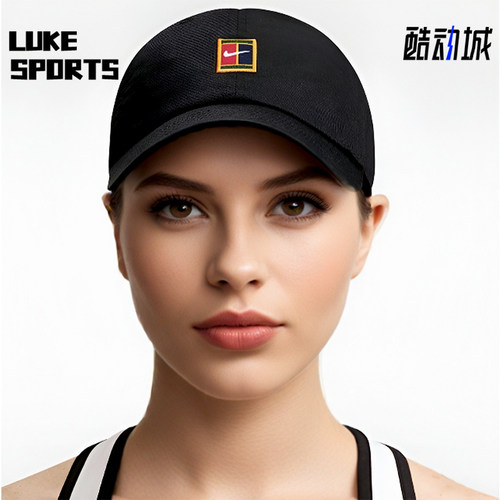 Nike/耐克正品ClubYumuak新款男黑色网球经典轻盈帽子IQ1321-010