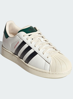 Adidas/阿迪达斯正品三叶草男女系带贝壳头低帮耐磨板鞋JP9188