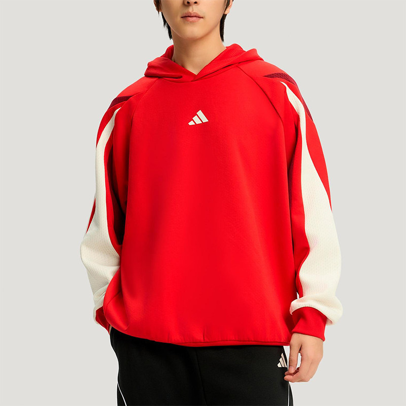Adidas/阿迪达斯正品春秋男士篮球双面针织运动卫衣套头衫KT0620