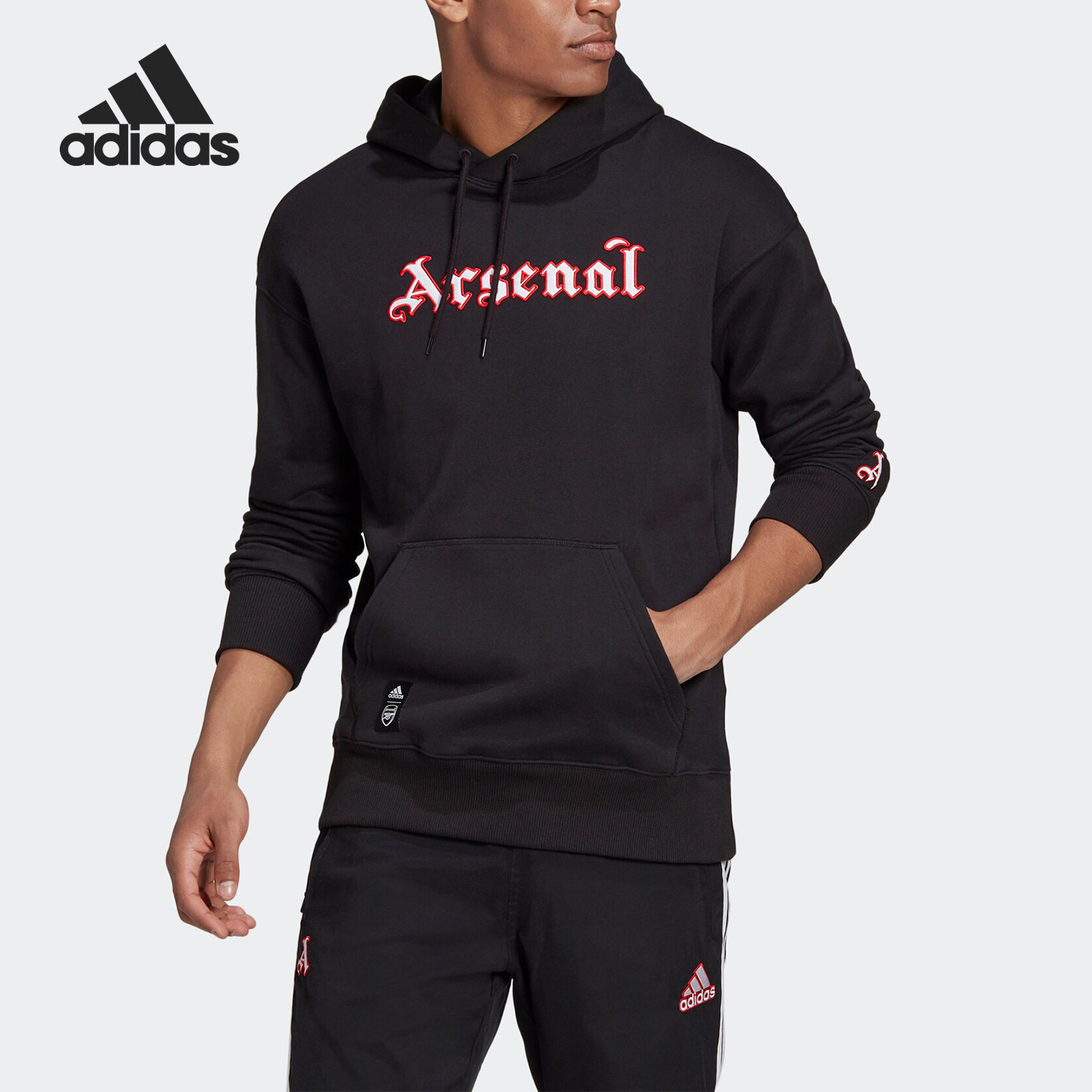 Adidas/阿迪达斯正品男子冬季新款阿纳森足球运动服套头衫FQ6940