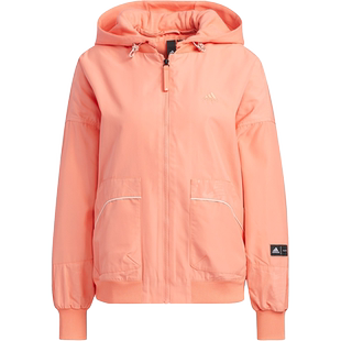 Adidas/阿迪达斯官方正品春季新款女子休闲连帽夹克外套HZ2997