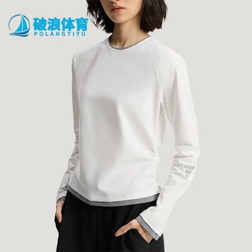 Adidas/阿迪达斯正品FOSWAFLELONGSLEVETOP女经典长袖T恤KU5430