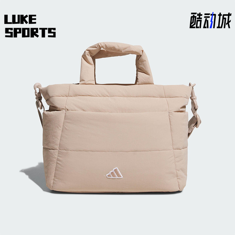 Adidas/阿迪达斯正品2025新款女士经典高尔夫斜挎托特包JM0209