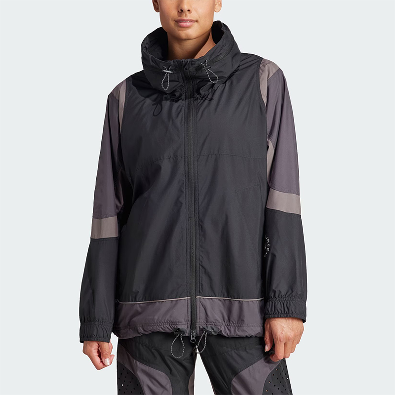 阿迪达斯女士抗风透湿夹克外套