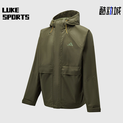 Adidas/阿迪达斯正品2026年新款男士宽松休闲梭织夹克外套KR2494