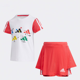 TEE SET小童训练短袖 FM9832 Adidas 运动套装 阿迪达斯正品