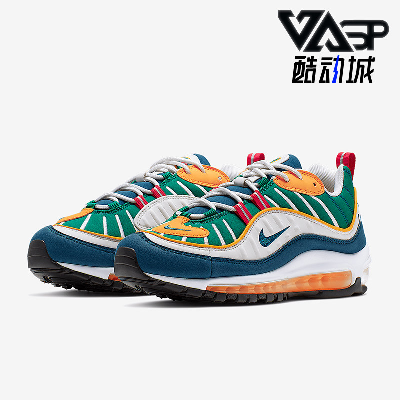 Nike/耐克正品AIR MAX 98女士全掌气垫运动跑步鞋AH6799-601