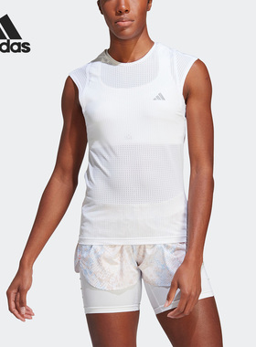 Adidas/阿迪达斯正品2023夏季新款女子透气运动跑步T恤HM4319
