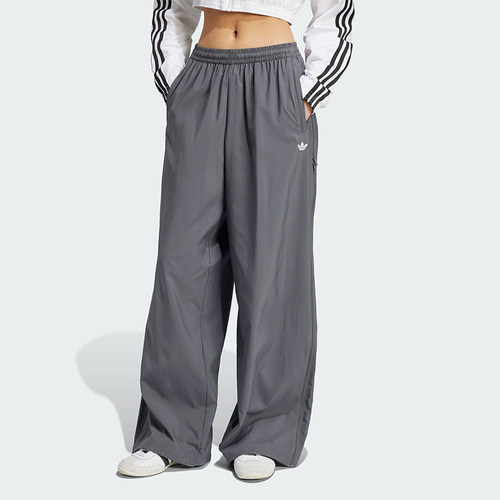 Adidas/阿迪达斯正品三叶草女士梭织宽松休闲运动裤JY8880