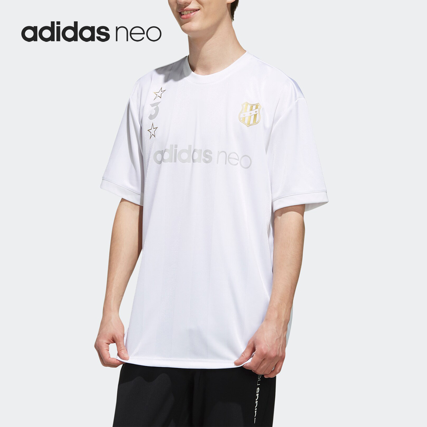 阿迪达斯男子正品运动T恤清仓特价GU2779【亚洲码】