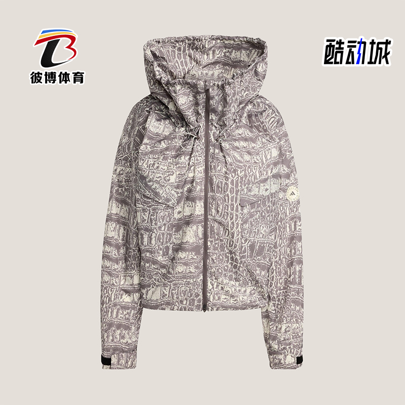Adidas/阿迪达斯正品ITEM JKTP女士印花保暖宽松梭织外套JX9360